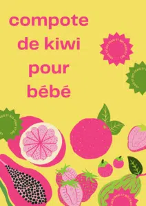 Compote de kiwi pour bébé Compote de kiwi pour bébé