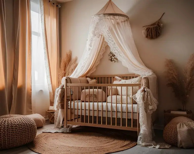 Chambre bébé beige