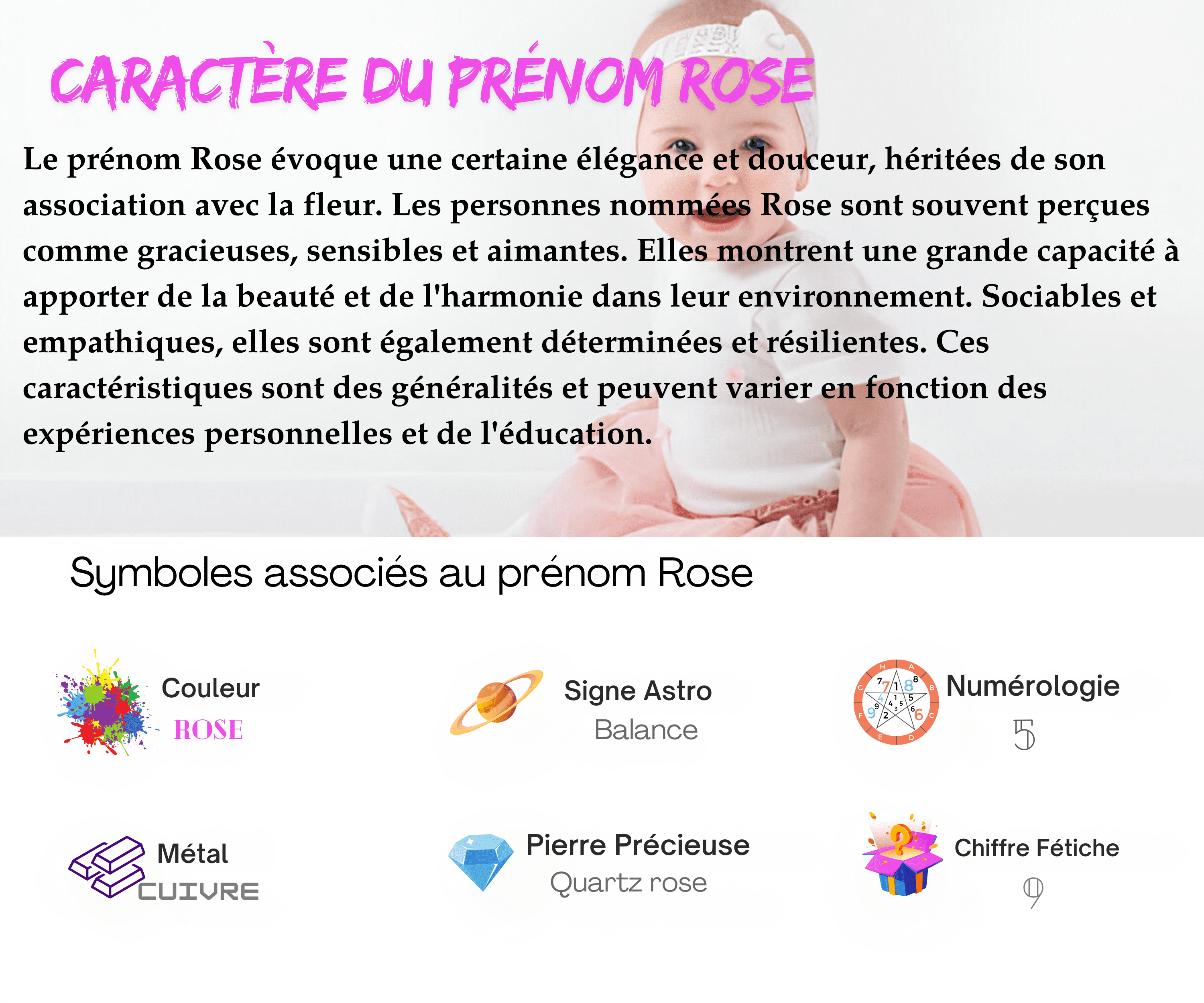 prénom rose