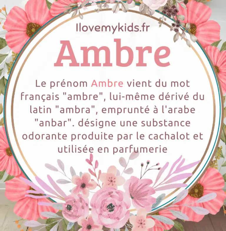 Prénom Ambre : Signification, Etymologie, Origine, Caractère