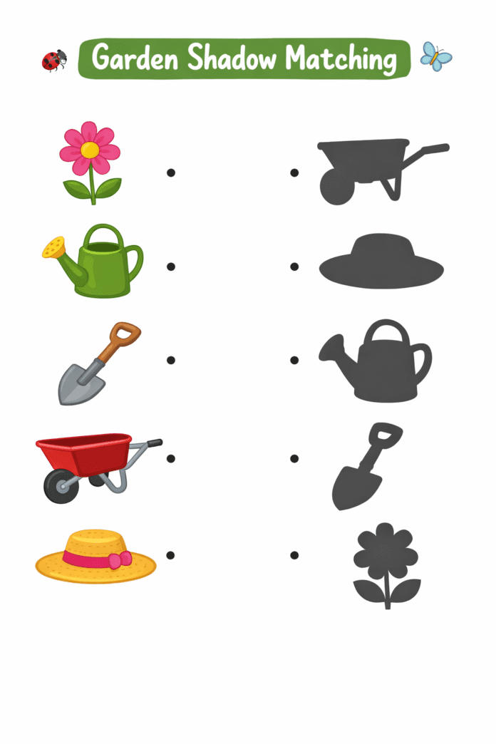 27 Free Printable Shadow Matching Worksheets to Boost Your Child's ...
